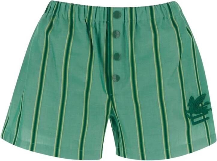 ETRO Short Shorts Groen Dames