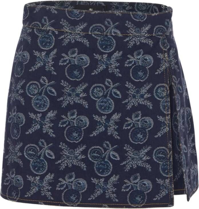 ETRO Short Skirts Blauw Dames