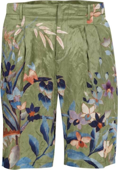 ETRO Shorts Groen Heren