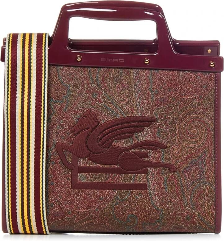 ETRO Rode Recyclebare Plastic Handtas Red Dames