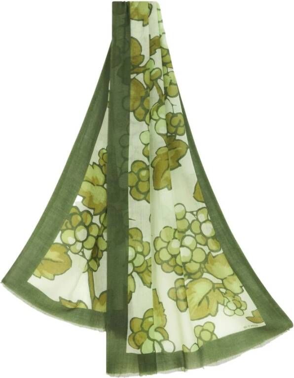 ETRO Silky Scarves Groen Dames