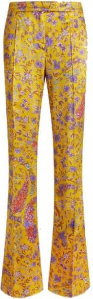 ETRO Skinny Trousers Yellow Dames