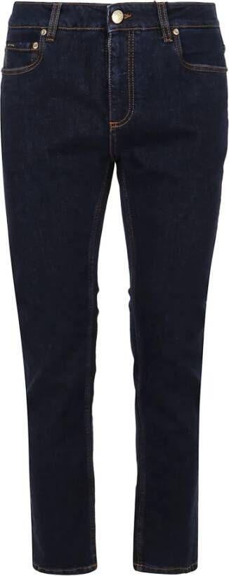 ETRO Slimfit-jeans Blauw Heren