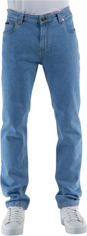 ETRO Straight Jeans Blauw Heren