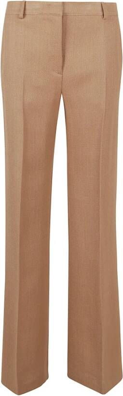 ETRO Straight Trousers Beige Dames