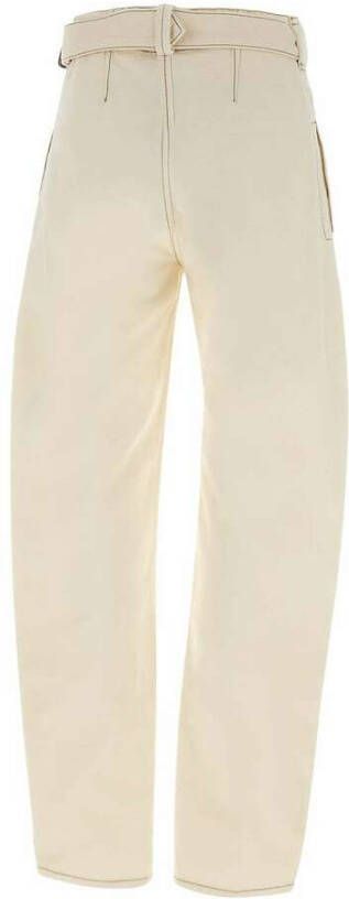 ETRO Straight Trousers Beige Dames