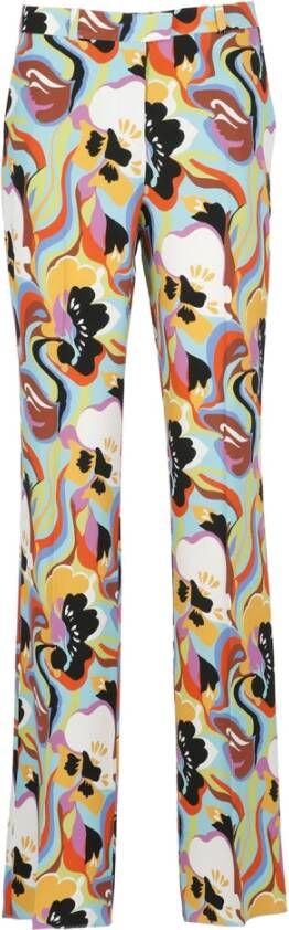 ETRO Straight Trousers Meerkleurig Dames
