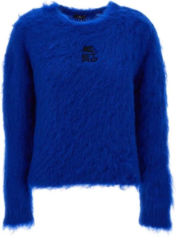 ETRO Truien met ronde hals Blauw Dames