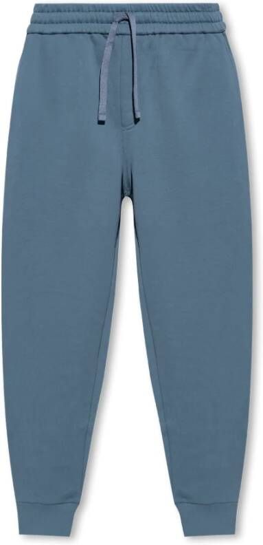 ETRO Sweatpants met logo Blauw Heren