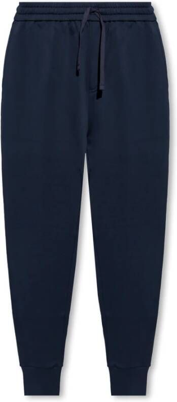 ETRO Sweatpants met logo Blauw Heren