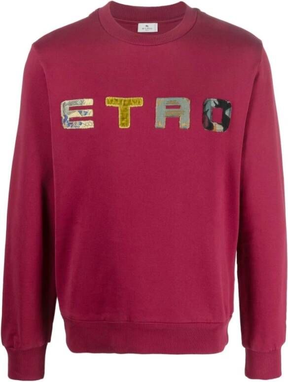 ETRO Sweatshirt Roze Heren