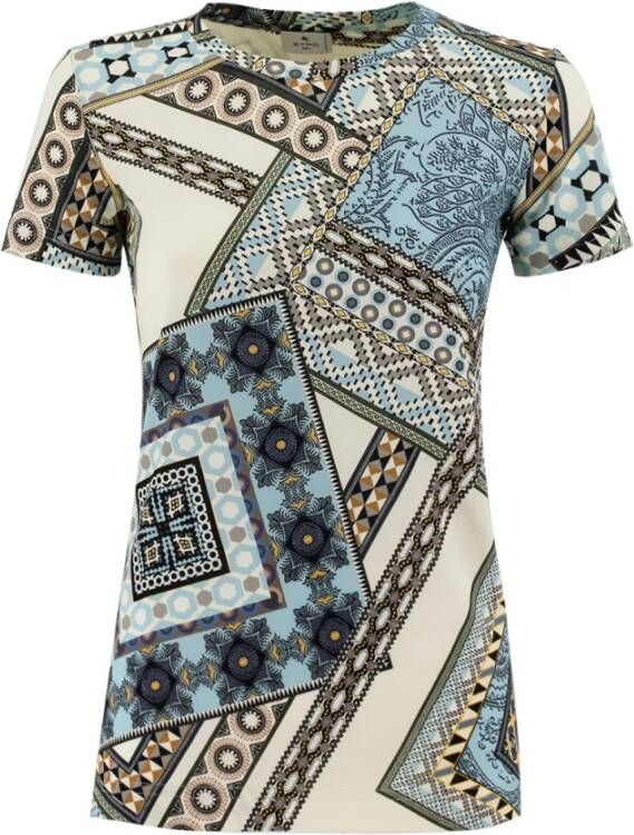 ETRO T-shirt Blauw Dames