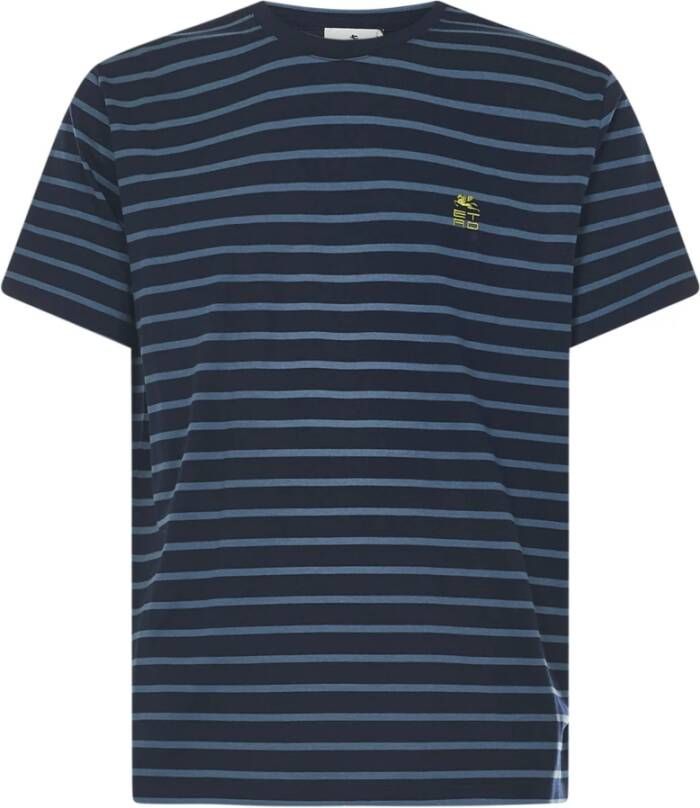 ETRO t-shirt Blauw Heren