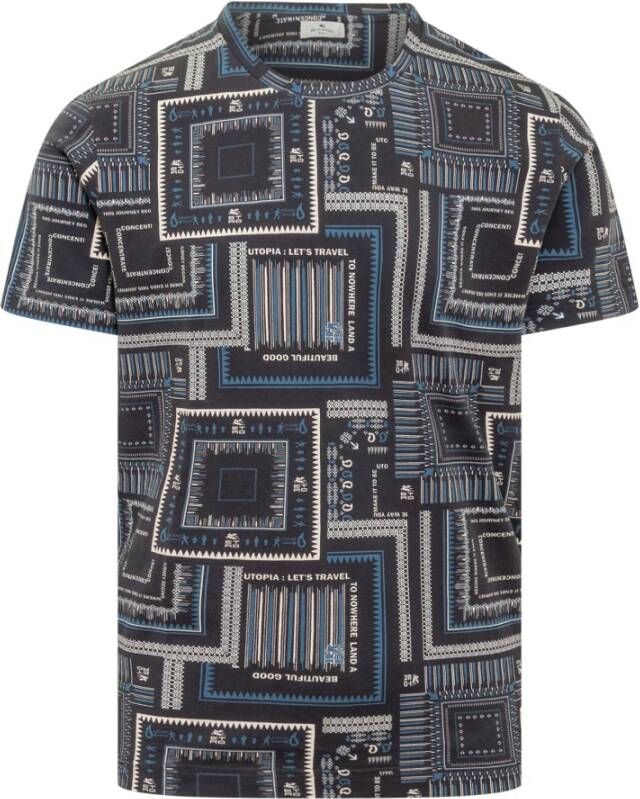 ETRO T-shirt Blauw Heren