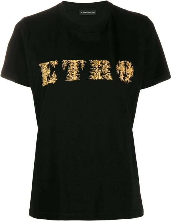 ETRO T-Shirt Zwart Dames