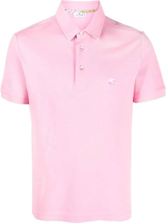 ETRO T-shirts and Polos Pink Roze Heren