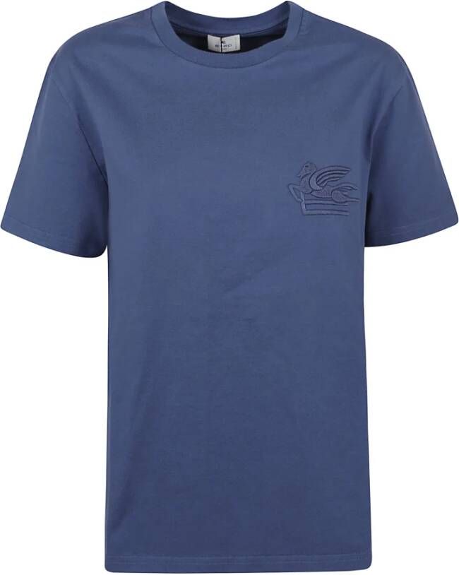 ETRO T-Shirts Blauw Dames