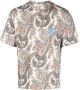 ETRO Beige Paisley Print Katoenen T-Shirt Multicolor Heren - Thumbnail 1