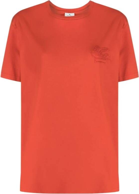 ETRO T-Shirts Rood Dames