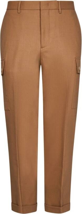 ETRO Tapered Trousers Beige Heren