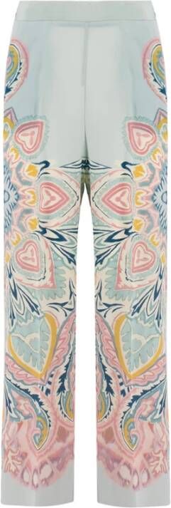 ETRO Trousers Blauw Dames