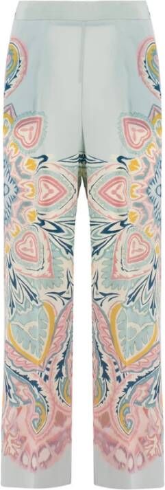 ETRO Trousers Blauw Dames