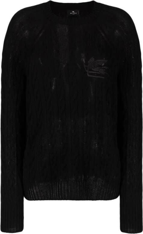 ETRO Zwarte Pinafore Sweaters Black Dames