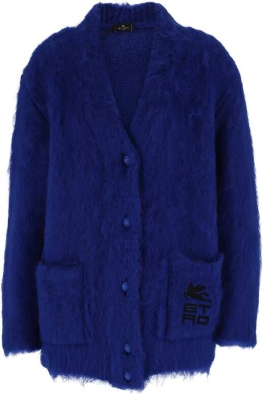 ETRO Faux Fur & Shearling Jackets Blauw Dames