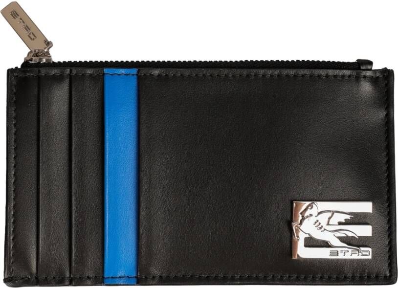 ETRO Portemonnees Kaarthouders Black Heren