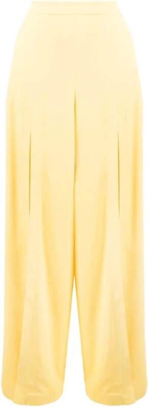 ETRO Wide Trousers Yellow Dames