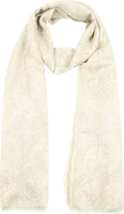 ETRO Beige Paisley Sjaal Beige Heren