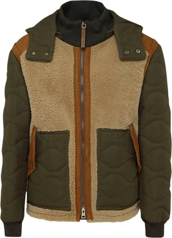 ETRO Winterjassen Groen Heren