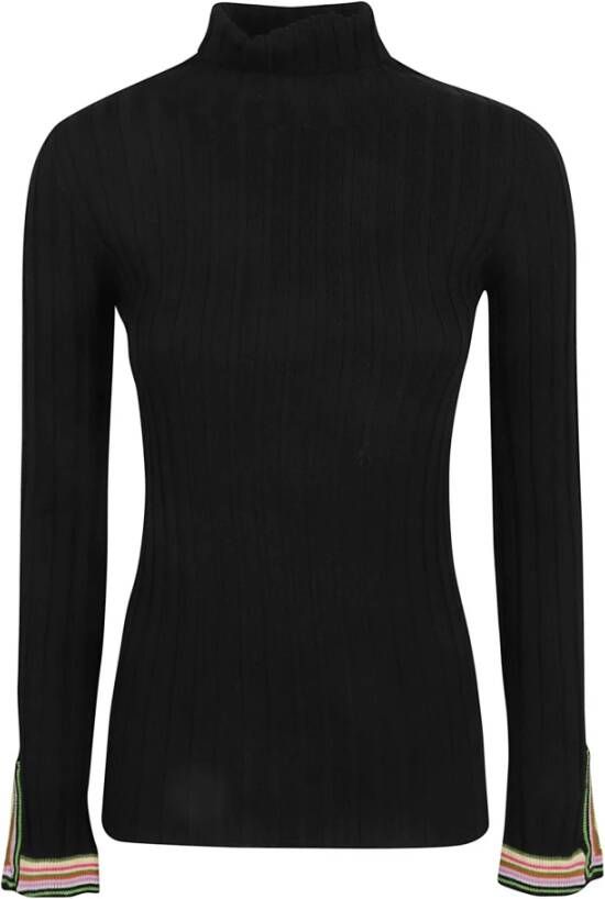 ETRO Zwarte Coltrui Sweaters Zwart Dames