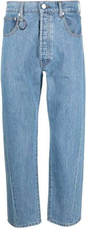 Études Denim Jeans met Ringversiering Blue Heren