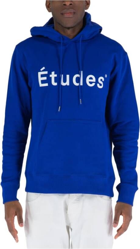 Études Sweatshirts & Hoodies Blauw Heren