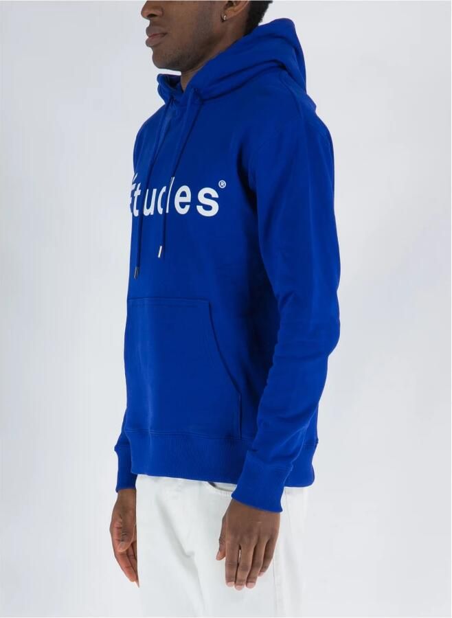 Études Hoodie met trekkoord en print Blue Heren - Foto 2