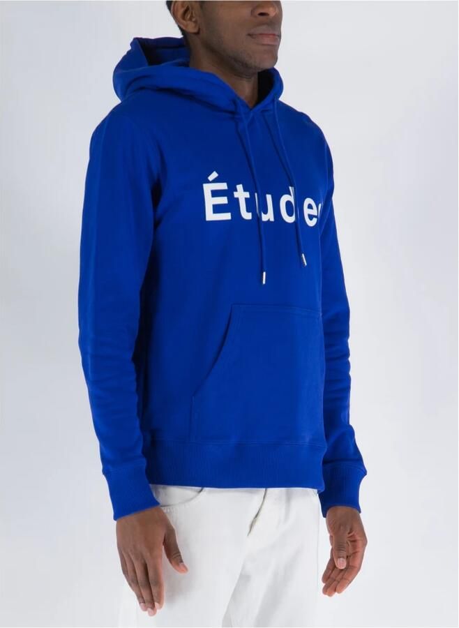 Études Hoodie met trekkoord en print Blue Heren - Foto 3