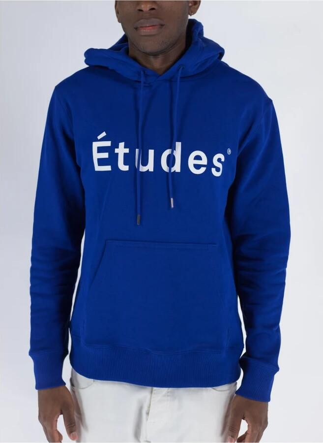 Études Hoodie met trekkoord en print Blue Heren - Foto 5