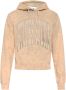 Études Oranje Grijze Hoodie met Trekkoordcapuchon Beige Heren - Thumbnail 1