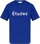Études T-shirt met logo Blauw Heren - Thumbnail 1