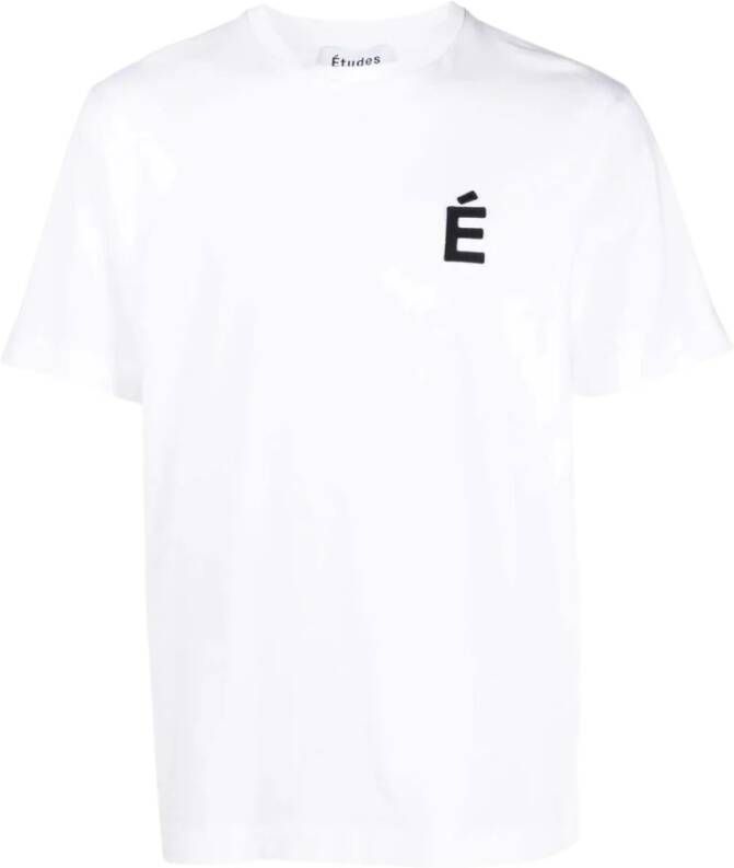 Études Etudes T-shirt Wit C00Me104A00700 Wit Heren