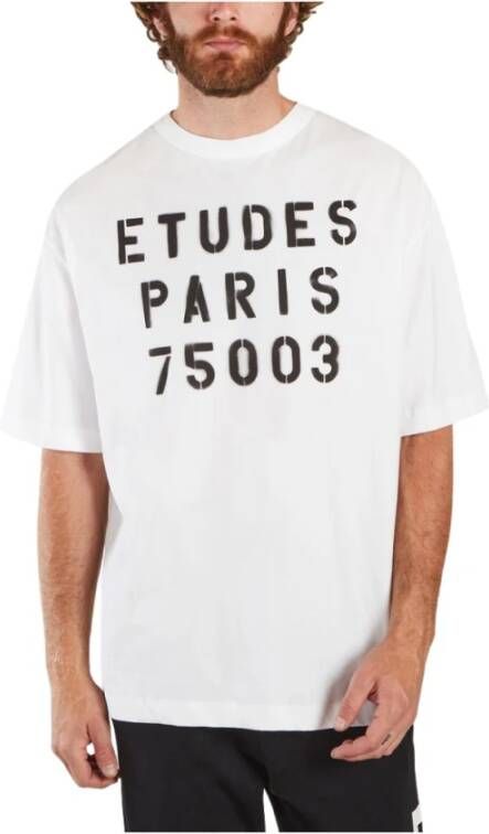 Études T-shirts White Heren
