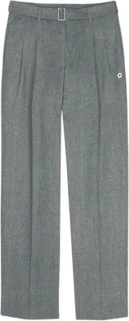Études Wijde Grijze Broek Grijs Heren