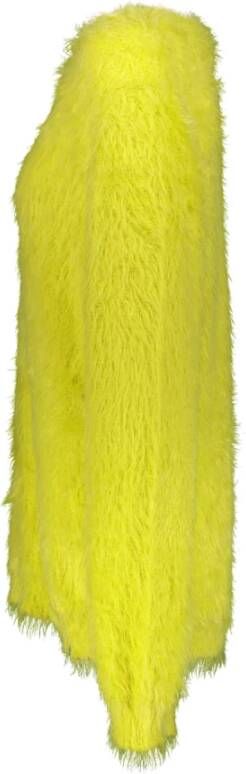 1017 Alyx 9SM Gestructureerde Crewneck Sweater Yellow Dames