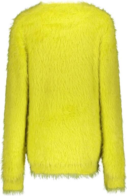 1017 Alyx 9SM Gestructureerde Crewneck Sweater Yellow Dames