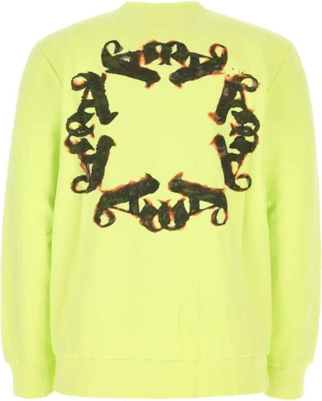 1017 Alyx 9SM Fluo geel katoenen oversized sweatshirt Geel Heren