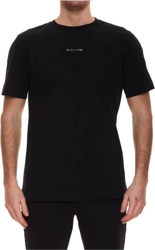 1017 Alyx 9SM Zwart katoenen t-shirt Zwart Heren