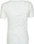 1017 Alyx 9SM Wit Asymmetrisch Twist T-Shirt White Dames - Thumbnail 2