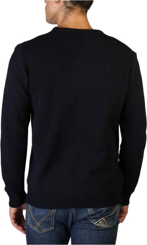360cashmere 100% Cashmere Men's Sweater Blauw Heren