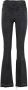 3X1 Uitlopende broek Zwart Dames - Thumbnail 2